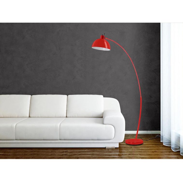 Lampadaire métal rouge Pausini - Photo n°3
