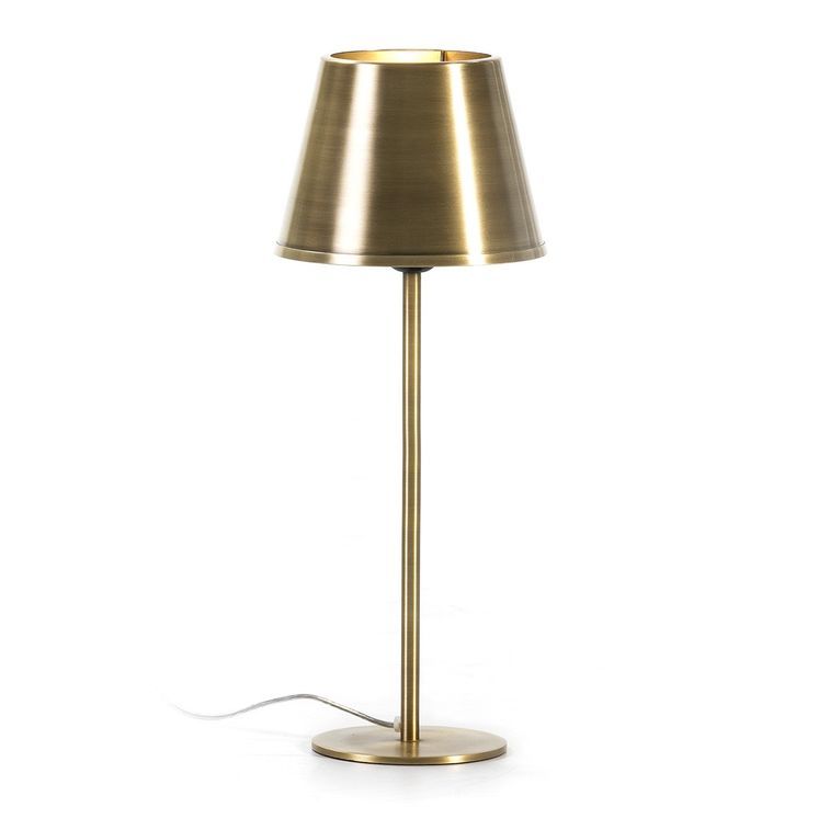Lampe de table métal doré Micho - Photo n°1