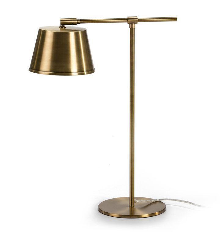 Lampe de table métal doré Sembl - Photo n°1