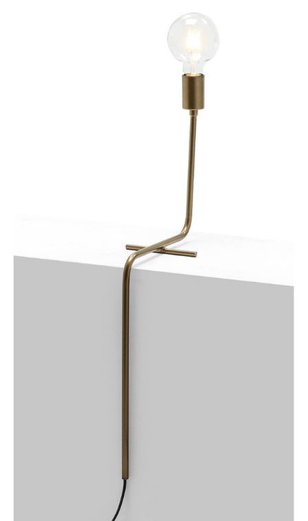 Lampe de table métal doré Erwin H 68 - Photo n°1