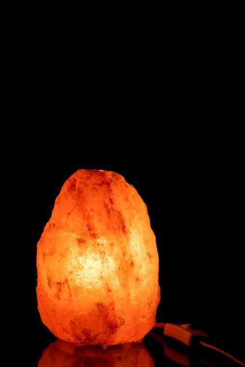 Lampe de table pierre de sel orange Uchi - Lot de 4 - Photo n°3