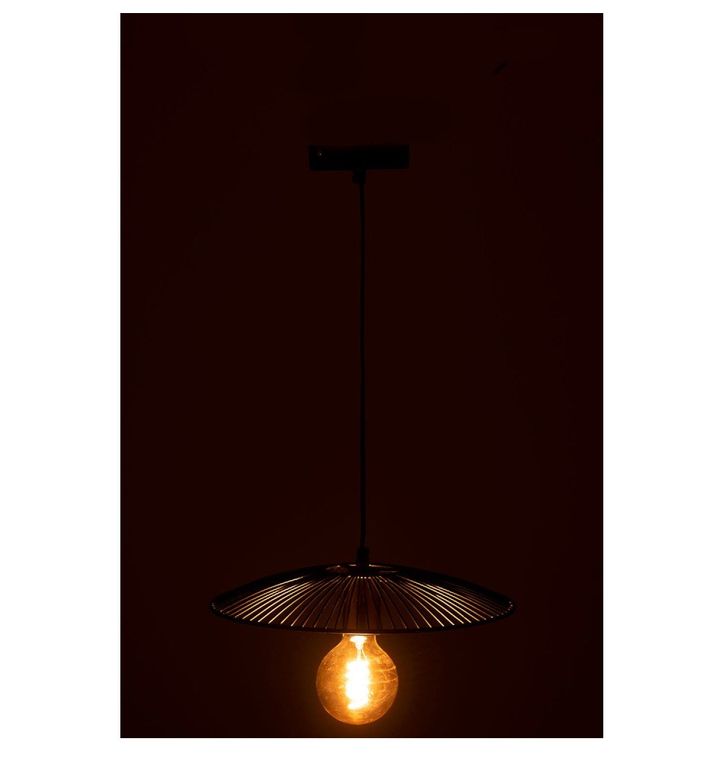 Lampe suspension métal noir Narsh 35 cm - Photo n°3