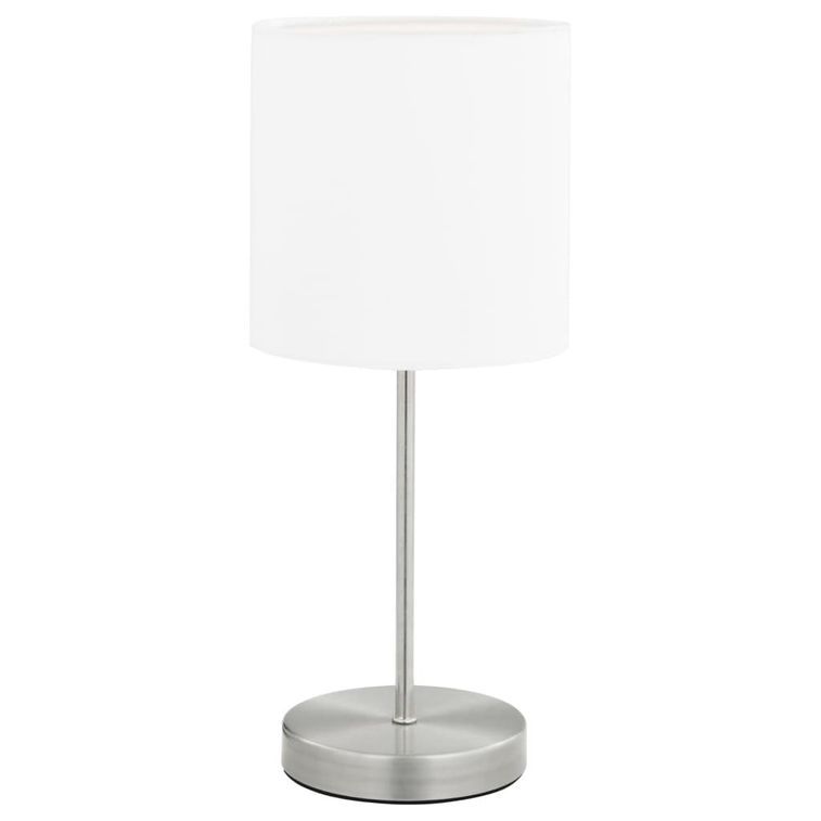Lampes de table bouton tactile Blanc E14 Elsa - Photo n°2