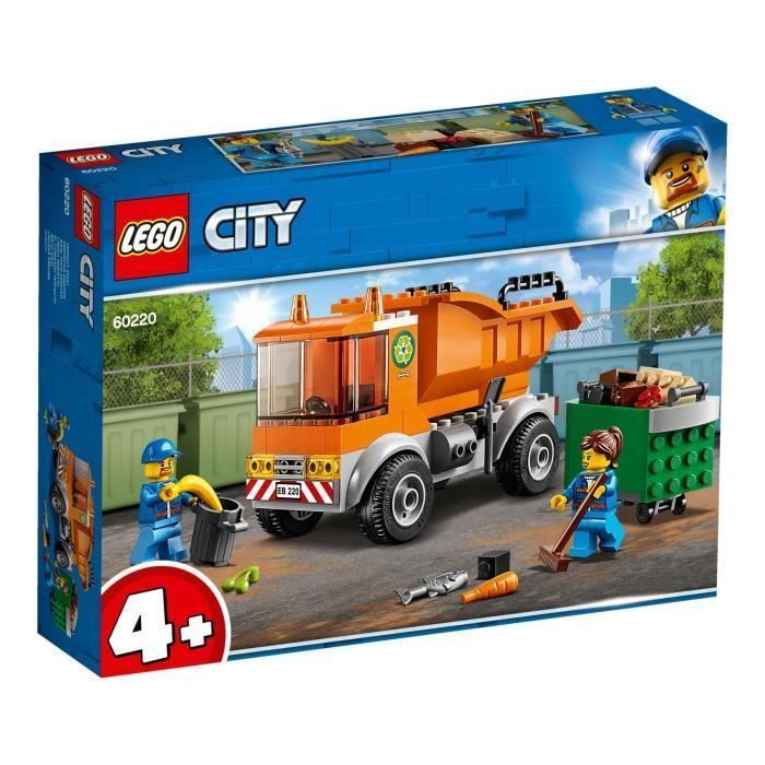 LEGO 4+ City 60220 Le camion de poubelle - Photo n°1
