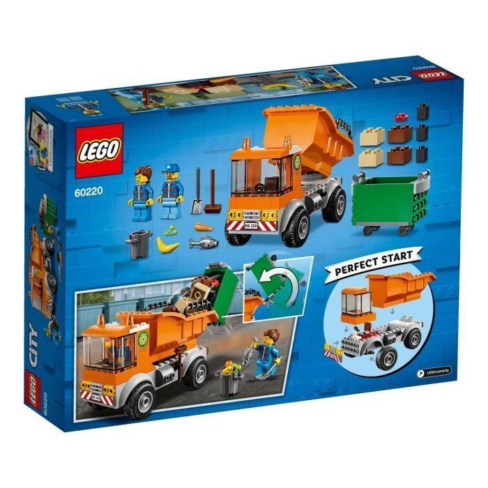 LEGO 4+ City 60220 Le camion de poubelle - Photo n°2