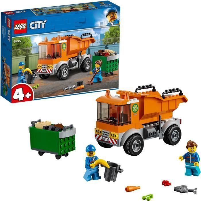 LEGO 4+ City 60220 Le camion de poubelle - Photo n°3