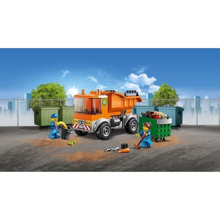 LEGO 4+ City 60220 Le camion de poubelle - Photo n°4