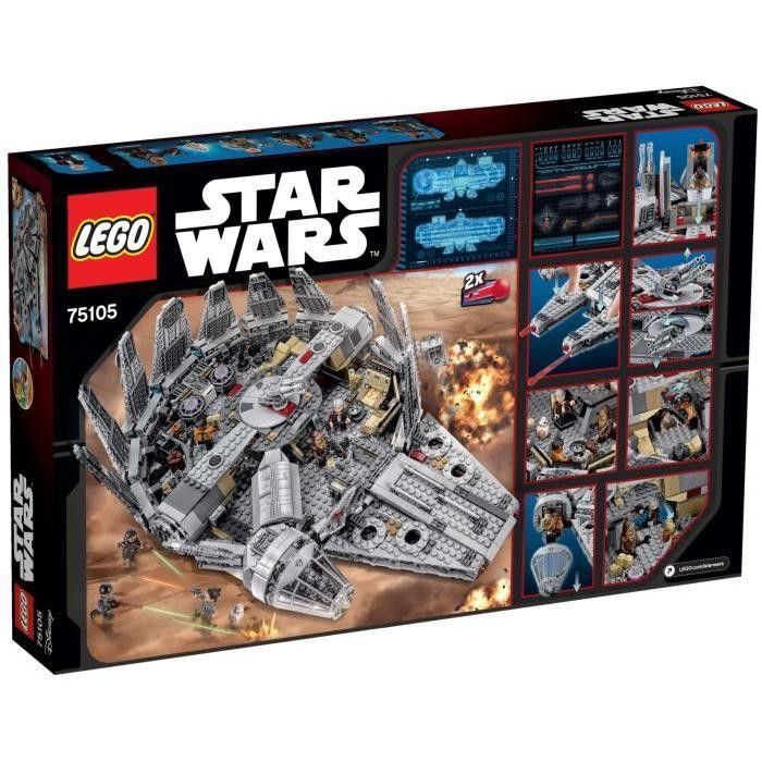 Lego 75105 Star Wars Millennium Falcon - Photo n°4