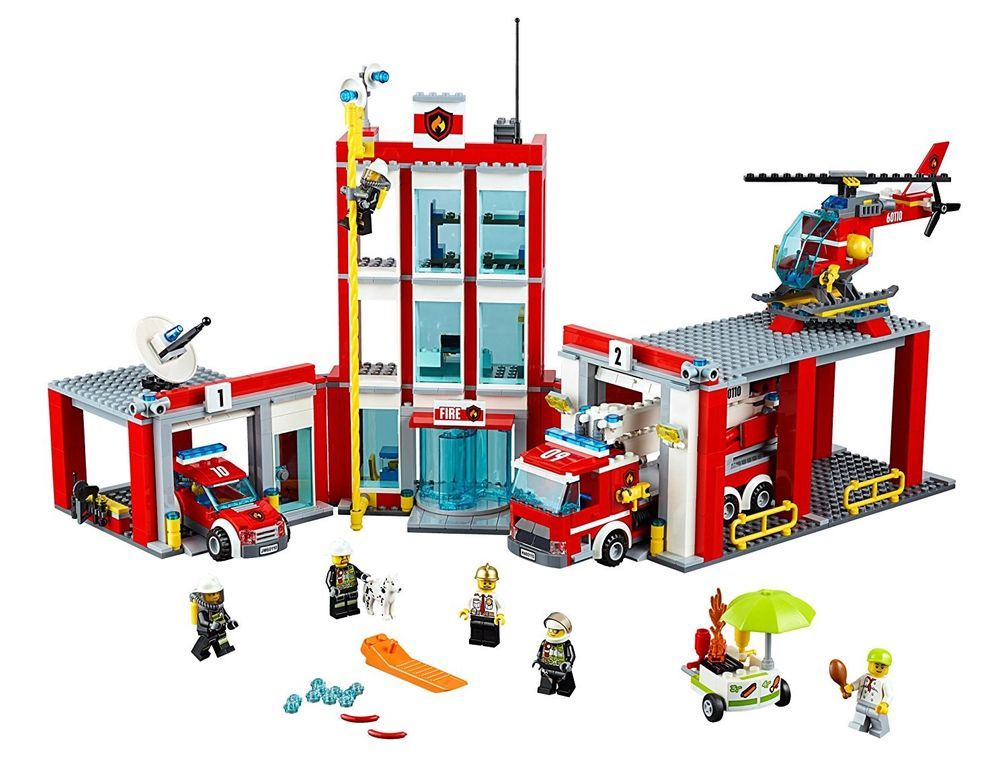 Lego City 60110 La caserne des pompiers - Photo n°2