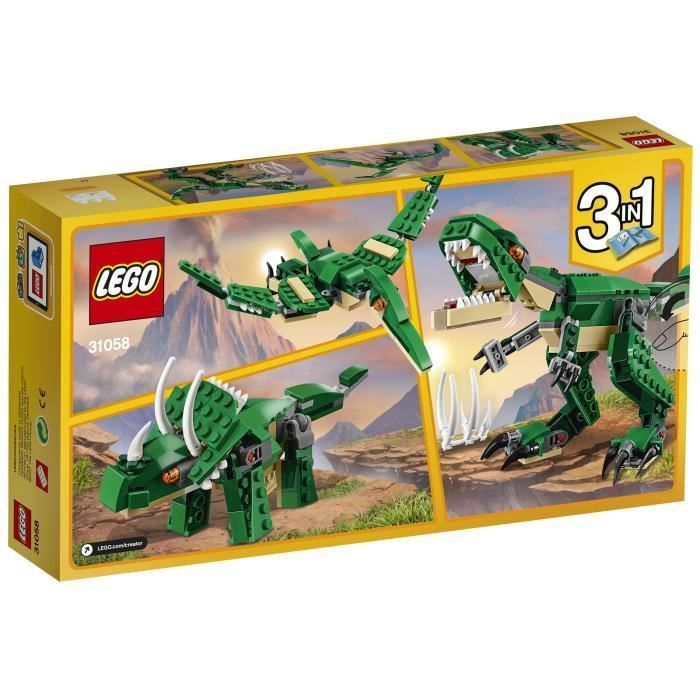 LEGO Creator 3-en-1 31058 Le Dinosaure féroce - Photo n°3