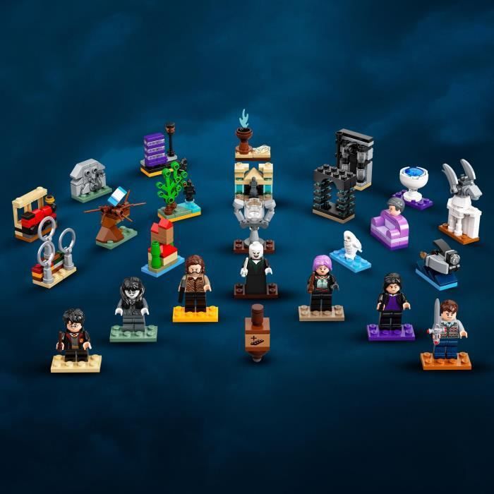 LEGO Harry Potter 76404 Le Calendrier de l'Avent 2022, 24 Mini-Jouets, avec Jeu de Société - Photo n°4