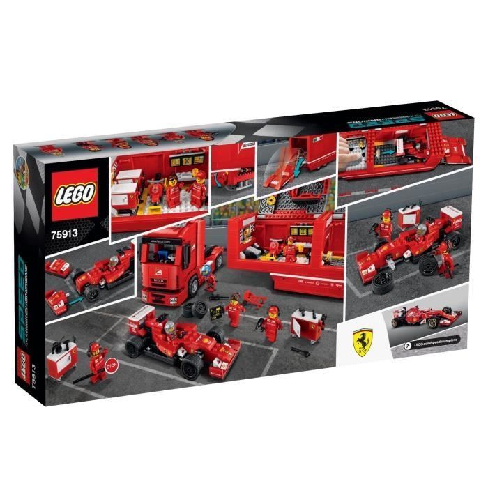 Lego Speed Champions 75913 F14 T et Camion Ferrari - Photo n°2