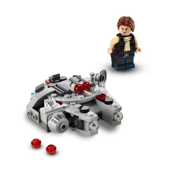 LEGO Star Wars™75295 Microfighter Faucon Millenium Jeu de construction avec  figurine Han Solo pour garçon et fille de 6 ans