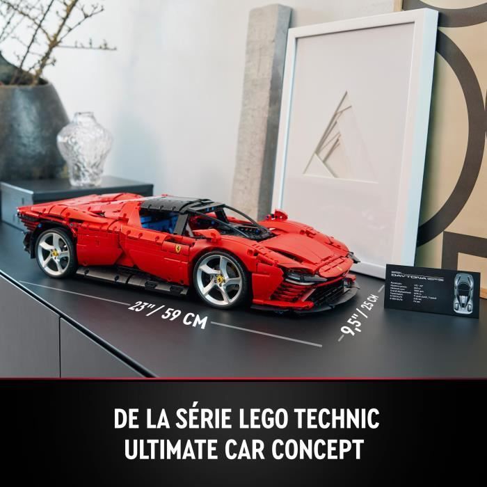 LEGO Technic 42143 Ferrari Daytona SP3, Voiture Modélisme, Maquette a  Construire, Adultes