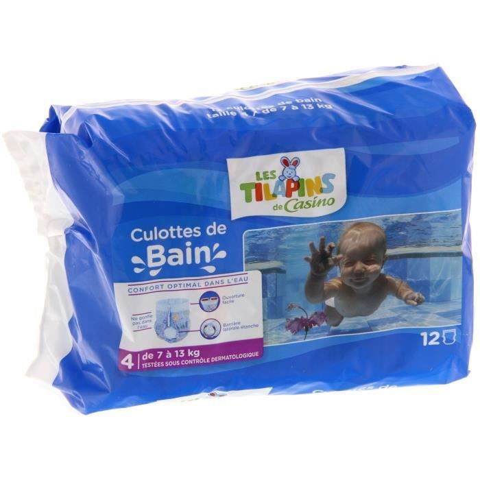 Couche pour bébé taille 4 - Les Tilapins - 18 mois