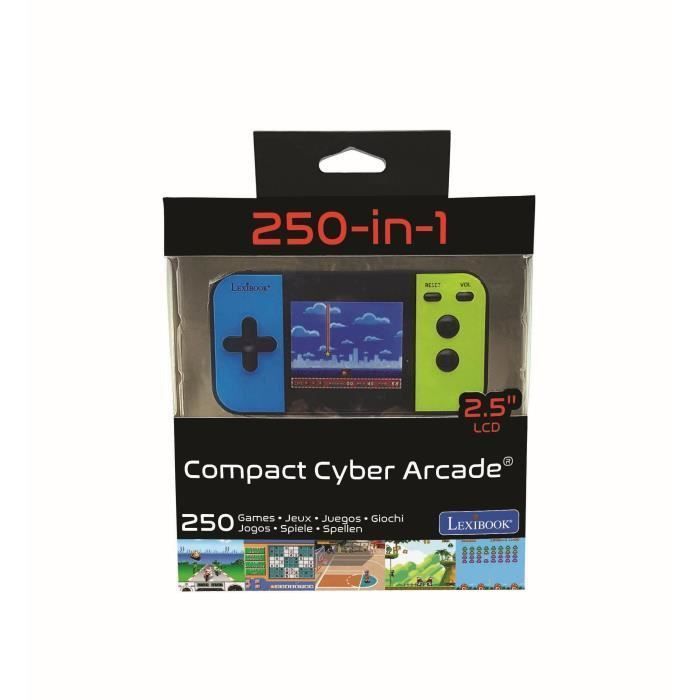 LEXIBOOK Console portable Compact Cyber Arcade - écran 2.5'' - 250 jeux - Photo n°5