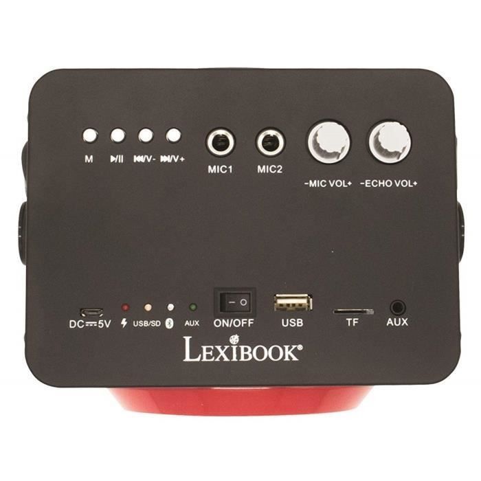 LEXIBOOK - Enceinte Bluetooth Karaoke avec Micro The Voice - Photo n°3