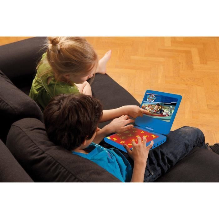 LEXIBOOK - PAT PATROUILLE - Lecteur DVD Portable pour Enfant avec port USB - Photo n°4