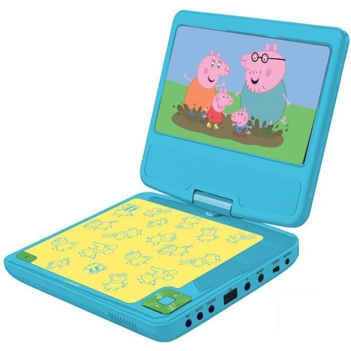 LEXIBOOK - PEPPA PIG - Lecteur DVD Enfant Portable - Photo n°4