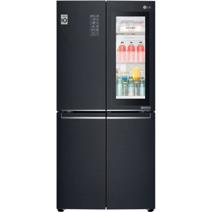 LG - GMQ844MCKV - Refrigérateur Multi portes - 458L (315L + 143L) - Total No Frost - A+ - L83,5cm x H178,7cm - Carbone - Photo n°1