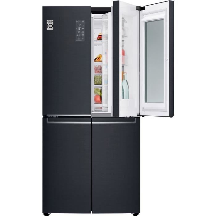 LG - GMQ844MCKV - Refrigérateur Multi portes - 458L (315L + 143L) - Total No Frost - A+ - L83,5cm x H178,7cm - Carbone - Photo n°4