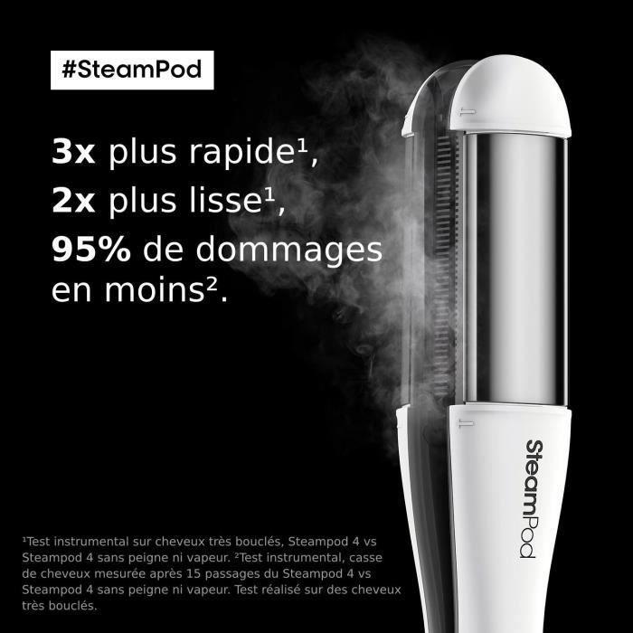 Lisseur-Boucleur Vapeur Professionnel Steampod 4.0 - L'Oréal Professionnel Paris - Photo n°3