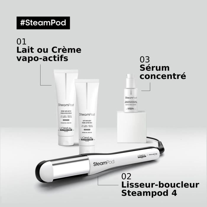 Lisseur-Boucleur Vapeur Professionnel Steampod 4.0 - L'Oréal Professionnel Paris - Photo n°4