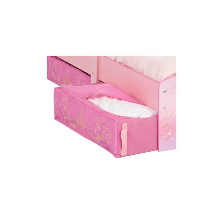 Lit avec tiroirs de rangement Disney Princesses 70x140 cm - Photo n°4