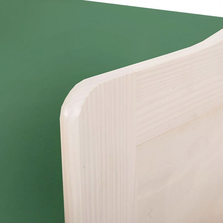 Lit banquette avec tiroir lit pin massif vernis blanc Theo 80x190 cm - Photo n°5