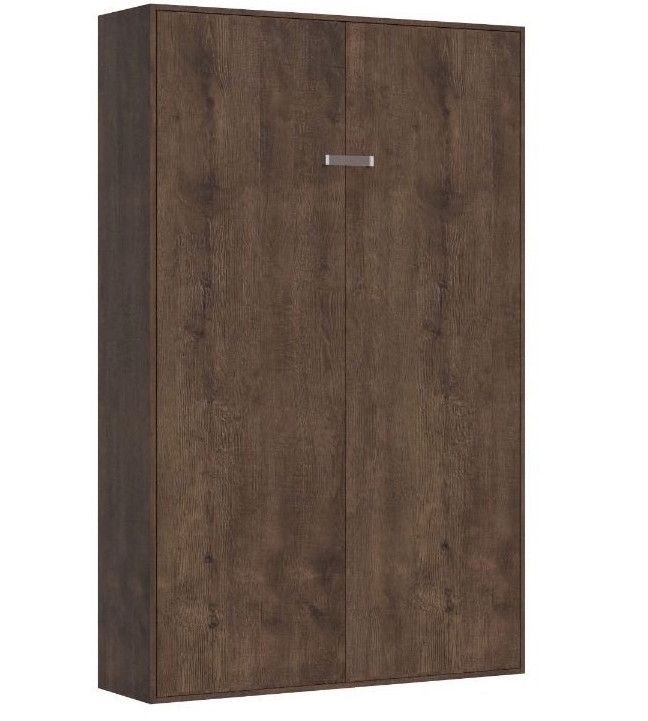 Lit escamotable vertical bois noyer kanto 160x190 cm - Photo n°4