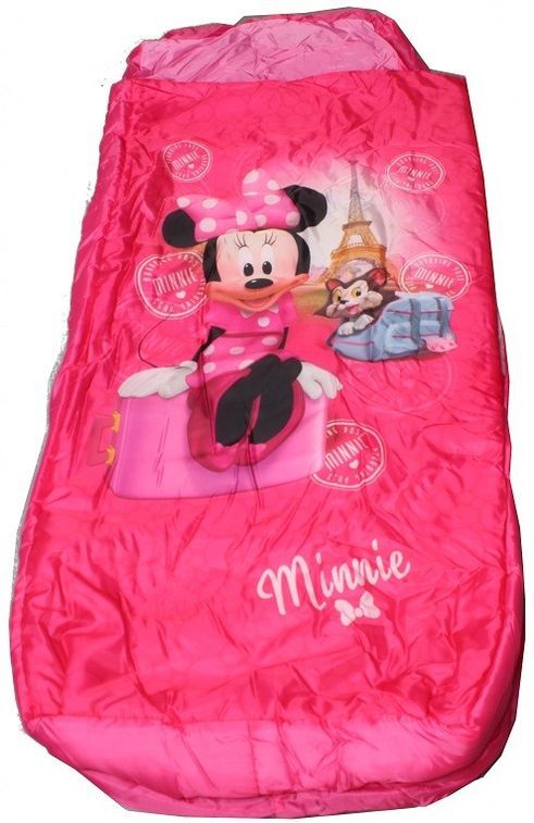 DISNEY MINNIE - Lit d'appoint - Lit gonflable pour enfants avec sac de  couchage intégré