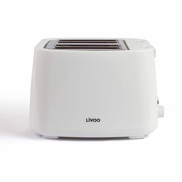 LIVOO DOD167W Grille-pain - 4 fentes - Blanc - Photo n°2