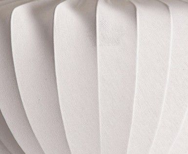 Lustre kitsh tissu blanc Tamsir 53 - Photo n°2