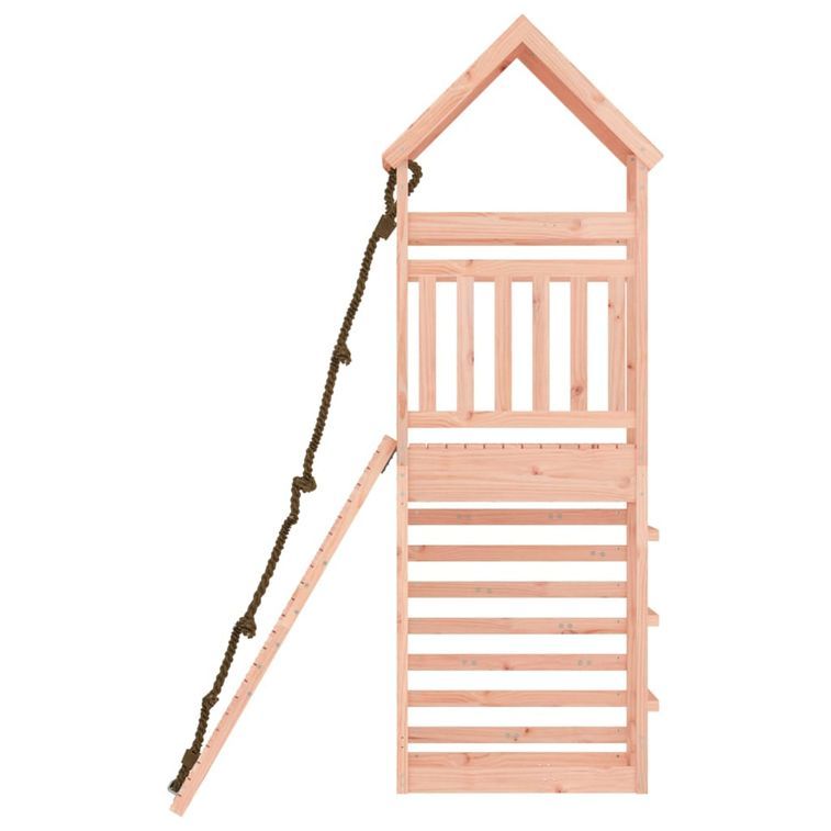 Maisonnette de jeu avec mur d'escalade bois massif Douglas - Photo n°4