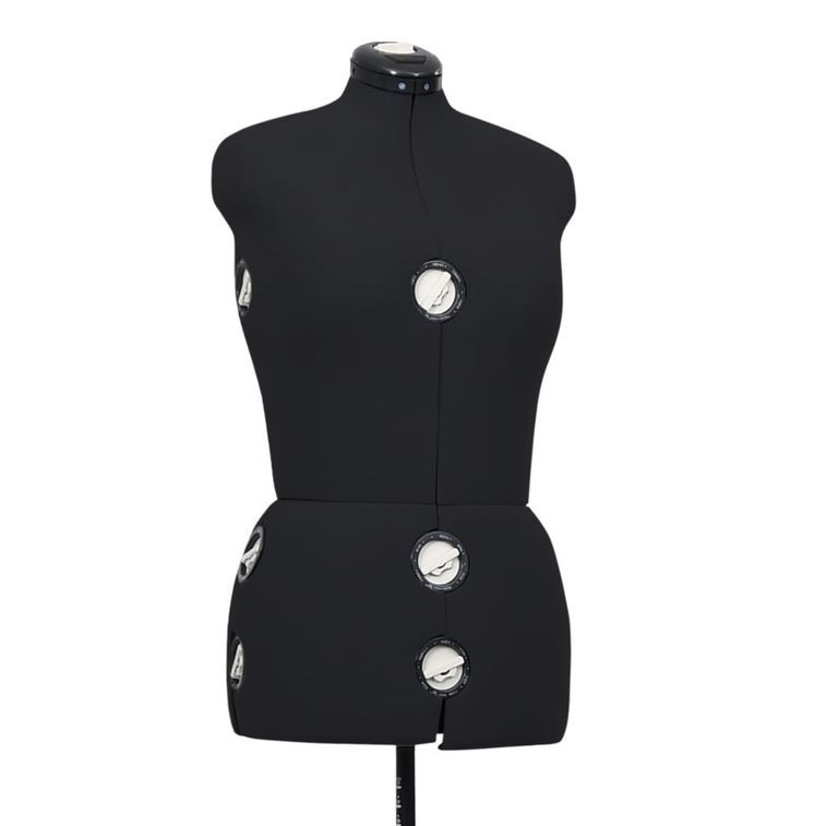 Mannequin de robe ajustable pour femme Noir M Taille 40-46 - Photo n°6