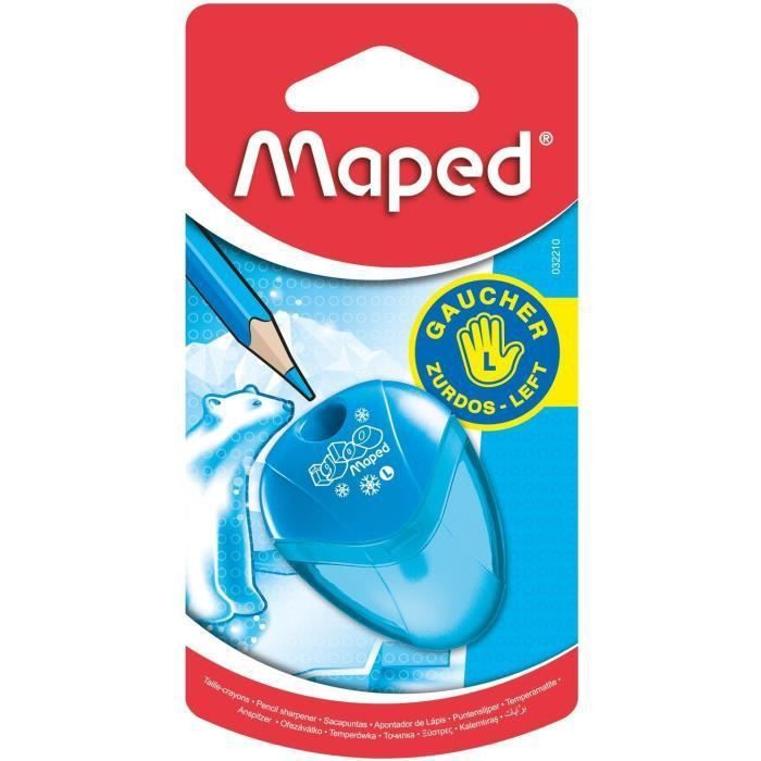 MAPED - Taille-crayons avec Réserve I-Gloo - 1 usage pour gaucher - Photo n°1