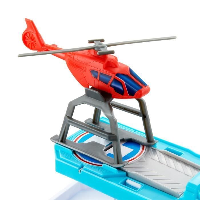 MATCHBOX Playset Helicoptere - Circuit / Petite Voiture - 3 ans et + - Photo n°4