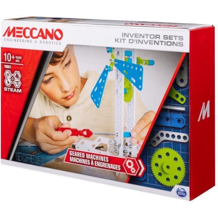 MECCANO Kit d'inventions  Set 3 Engrenages - Photo n°1