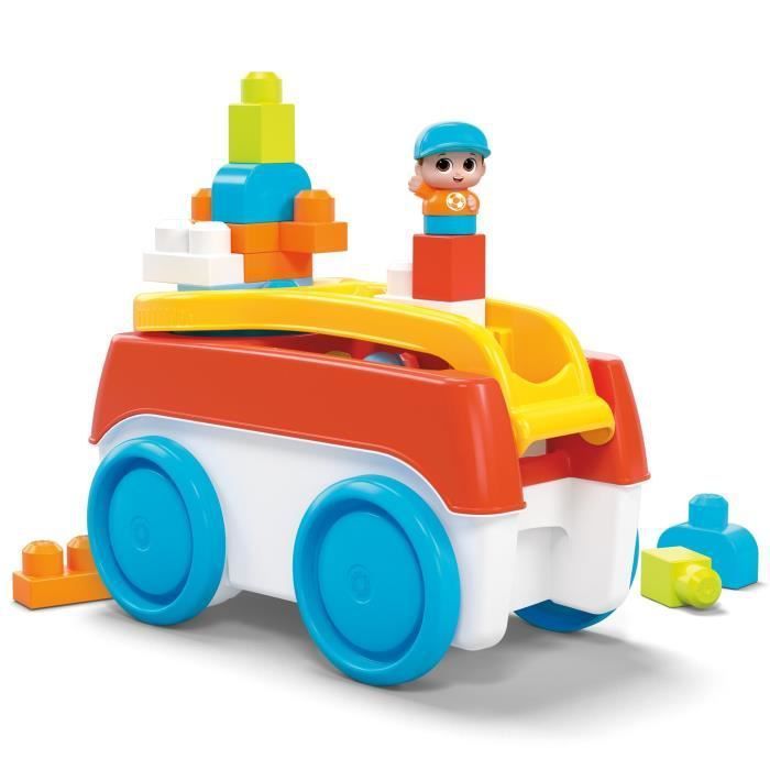 Mega Bloks - Tourni Wagon - jouet de construction - 1er age - 12 mois et + - Photo n°2