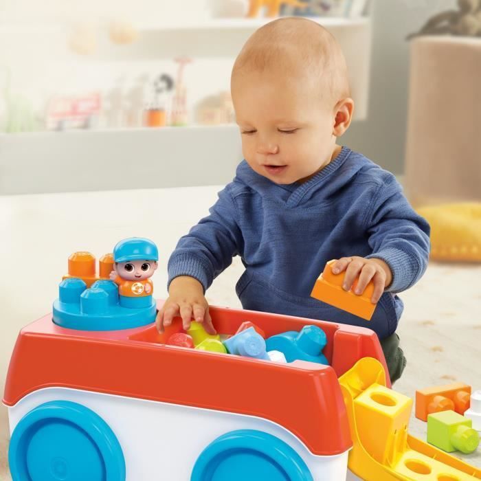 Mega Bloks - Tourni Wagon - jouet de construction - 1er age - 12 mois et + - Photo n°5