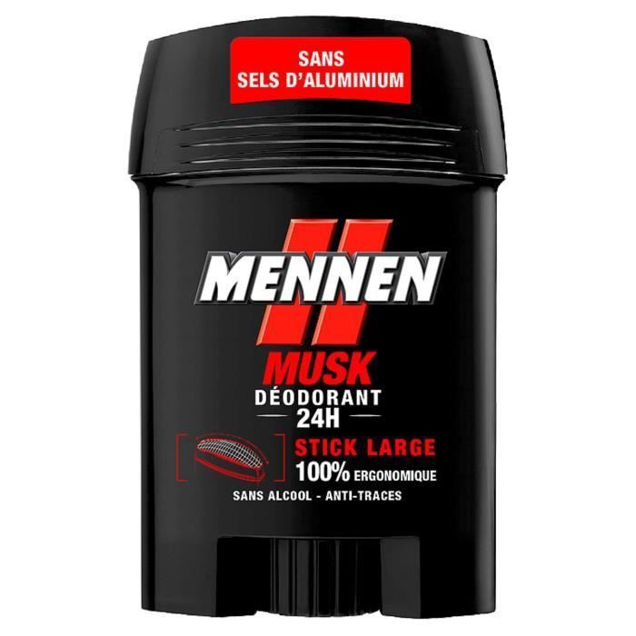 MENNEN Lot de 6 déodorant Stick Musk - Homme - 50 ml - Photo n°2