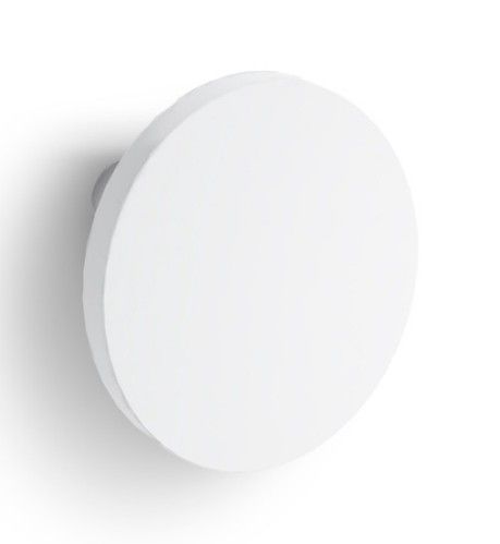 Meuble penderie blanc avec miroir sans pieds et patère ronde blanche - Photo n°2