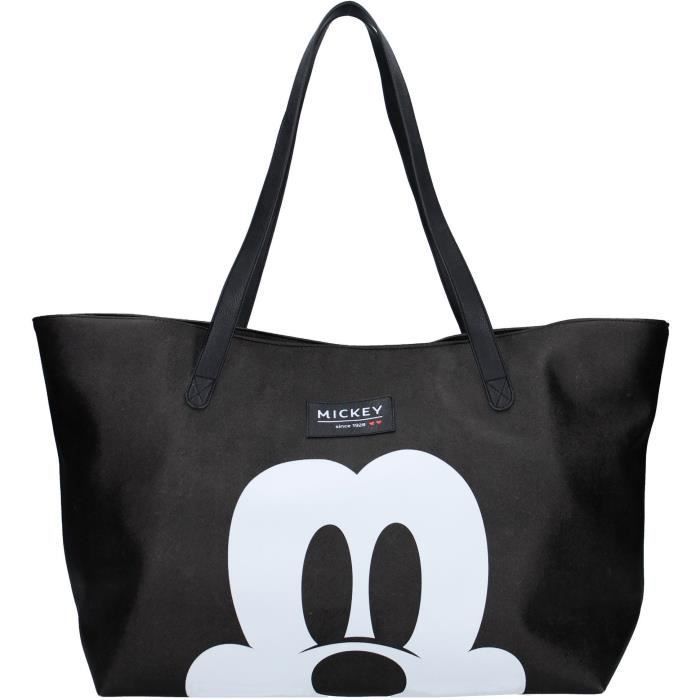 MICKEY MOUSE Sac Shopping Forever Famous Noir - Photo n°1