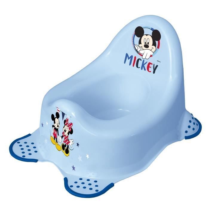 MICKEY Vase de Nuit a Pieds Antidérapants Bleu - Disney Baby - Photo n°1