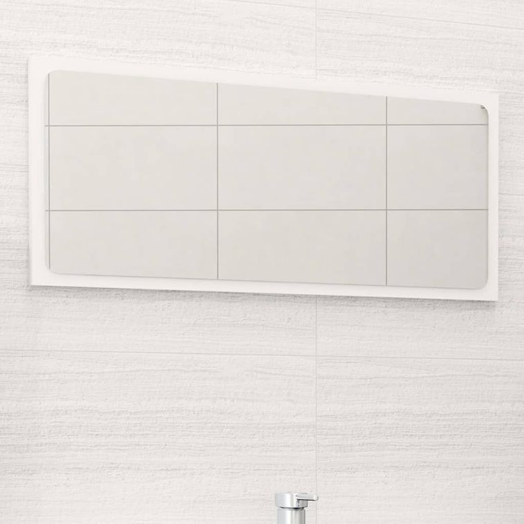 Miroir de salle de bain Blanc 80x1,5x37 cm - Photo n°2