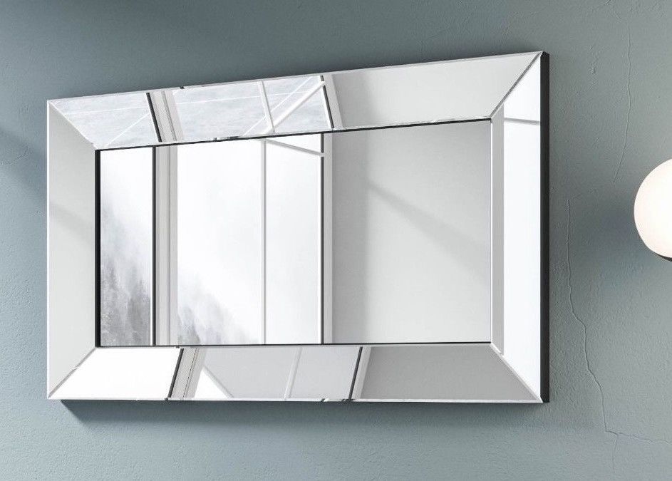 Miroir mural design horizontal ou vertical Rozia 70x120 cm - Photo n°2