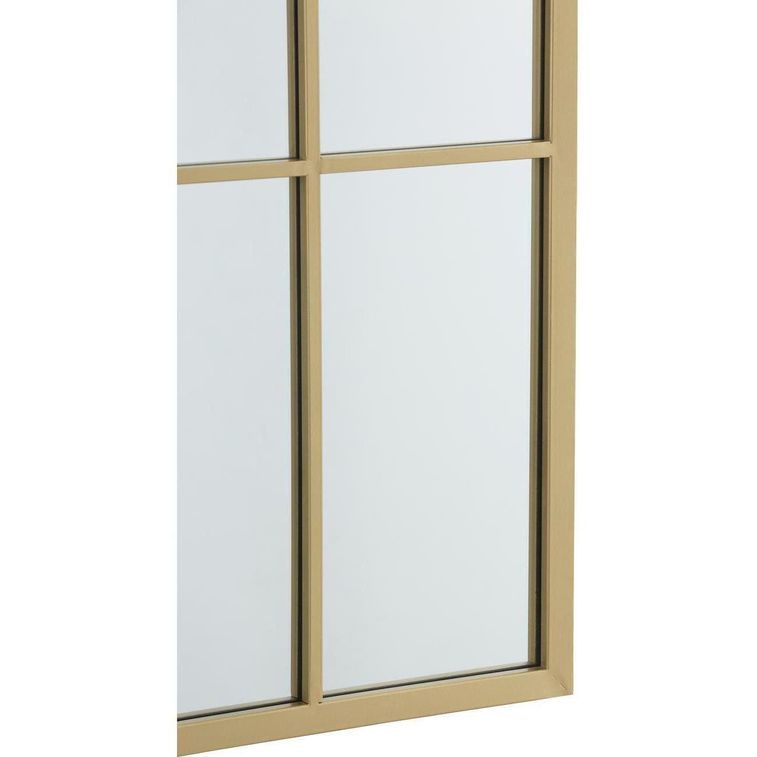 Miroir rectangulaire métal doré Trofa H 107 cm - Photo n°3