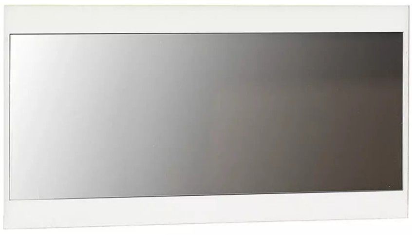 Miroir rectangulaire moderne bois laqué blanc Italya - Photo n°2