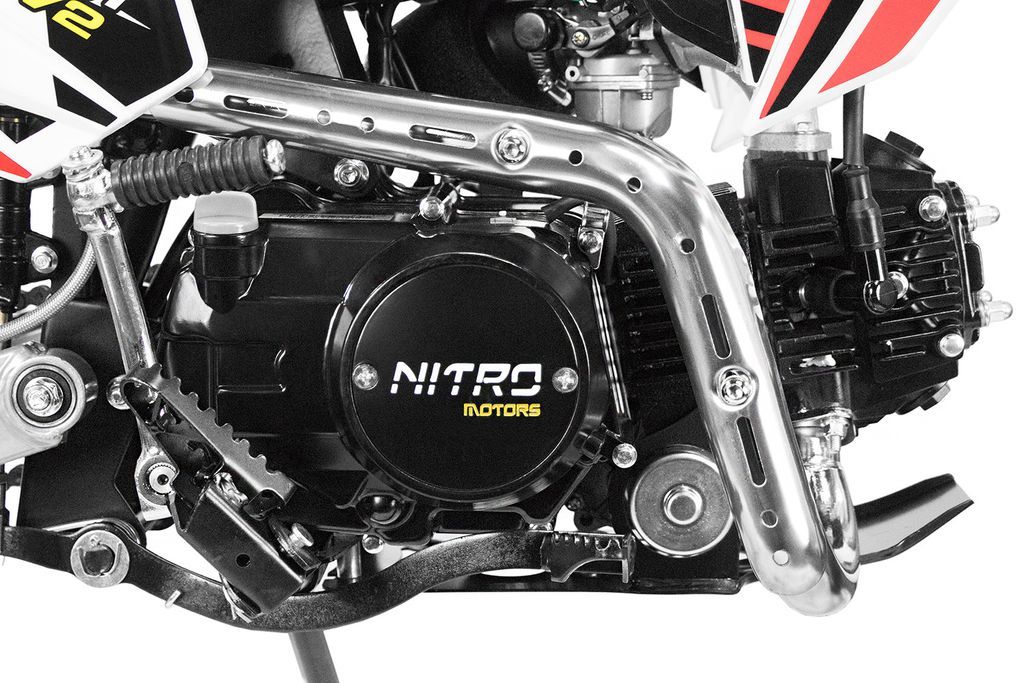 Moto 125cc Storm 4 temps 14/12 e-start semi automatique rouge - Photo n°6