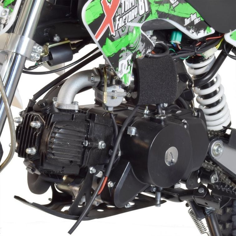 Moto cross 110cc 14/12 e-start automatique 4 temps vert 2 - Photo n°6